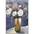 Picture of White Flower In Vase II _GroupedProduct_Rectangle_Portrait_Canvas_Framed_
