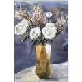 Picture of White Flower In Vase II _GroupedProduct_Rectangle_Portrait_Canvas_Framed_