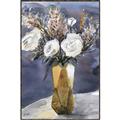 Picture of White Flower In Vase II _GroupedProduct_Rectangle_Portrait_Canvas_Framed_