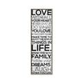 Picture of Love With All _GroupedProduct_Panel_Portrait_Canvas_Framed_
