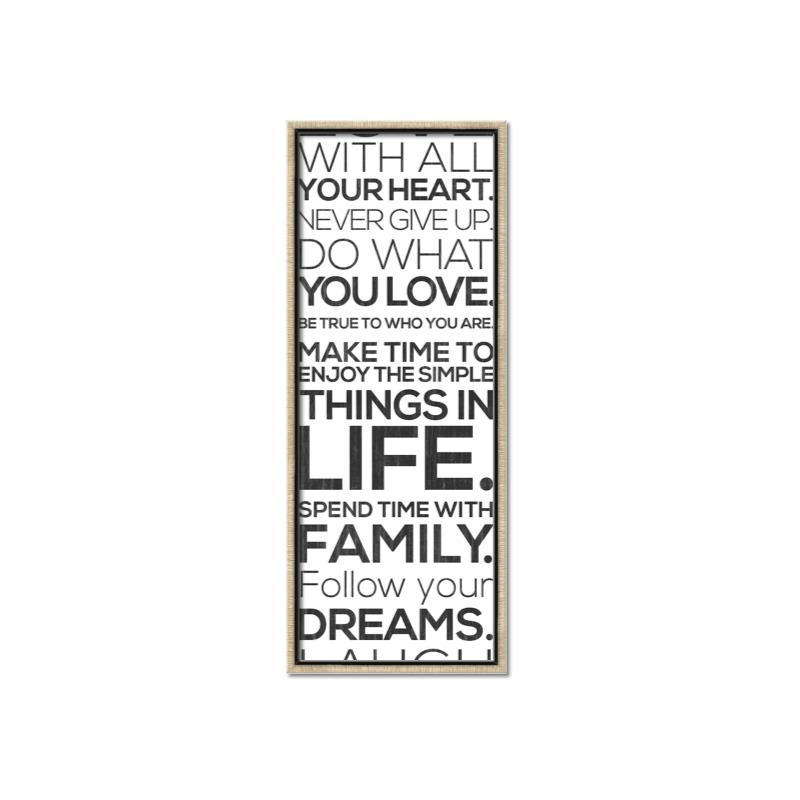 Picture of Love With All  _GroupedProduct_Panel_Portrait_Canvas_Framed_