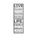 Picture of Love With All  _GroupedProduct_Panel_Portrait_Canvas_Framed_