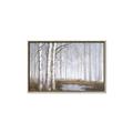 Picture of Foggy Trees _GroupedProduct_Rectangle_Landscape_Canvas_Framed_