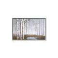 Picture of Foggy Trees _GroupedProduct_Rectangle_Landscape_Canvas_Framed_