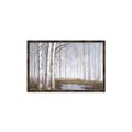 Picture of Foggy Trees _GroupedProduct_Rectangle_Landscape_Canvas_Framed_