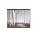 Picture of Foggy Trees _GroupedProduct_Rectangle_Landscape_Canvas_Framed_