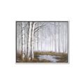 Picture of Foggy Trees _GroupedProduct_Rectangle_Landscape_Canvas_Framed_