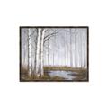 Picture of Foggy Trees _GroupedProduct_Rectangle_Landscape_Canvas_Framed_