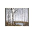 Picture of Foggy Trees _GroupedProduct_Rectangle_Landscape_Canvas_Framed_