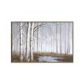 Picture of Foggy Trees _GroupedProduct_Rectangle_Landscape_Canvas_Framed_