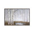Picture of Foggy Trees _GroupedProduct_Rectangle_Landscape_Canvas_Framed_