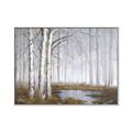 Picture of Foggy Trees _GroupedProduct_Rectangle_Landscape_Canvas_Framed_