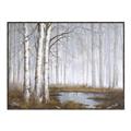 Picture of Foggy Trees _GroupedProduct_Rectangle_Landscape_Canvas_Framed_