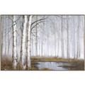 Picture of Foggy Trees _GroupedProduct_Rectangle_Landscape_Canvas_Framed_