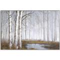 Picture of Foggy Trees _GroupedProduct_Rectangle_Landscape_Canvas_Framed_