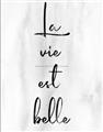 Picture of La Vie Est Belle _GroupedProduct_Rectangle_Portrait_Unframed_Print_Only_