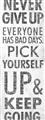 Picture of Never Give Up II _GroupedProduct_Panel_Portrait_Unframed_Print_Only_
