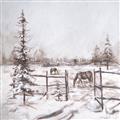 Picture of Animal in winter _GroupedProduct_Square_Unframed_Print_Only_