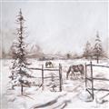 Picture of Animal in winter _GroupedProduct_Square_Unframed_Print_Only_