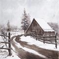 Picture of WInter road _GroupedProduct_Square_Unframed_Print_Only_