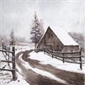 Picture of WInter road _GroupedProduct_Square_Unframed_Print_Only_