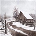 Picture of WInter road _GroupedProduct_Square_Unframed_Print_Only_