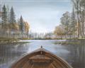 Picture of Lake Boat I  _GroupedProduct_Rectangle_Landscape_Unframed_Print_Only_
