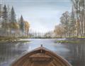 Picture of Lake Boat I  _GroupedProduct_Rectangle_Landscape_Unframed_Print_Only_