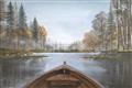 Picture of Lake Boat I  _GroupedProduct_Rectangle_Landscape_Unframed_Print_Only_