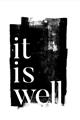 Picture of It is Well black background _GroupedProduct_Rectangle_Portrait_Unframed_Print_Only_
