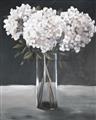 Picture of White Hydrangea jar _GroupedProduct_Rectangle_Portrait_Unframed_Print_Only_