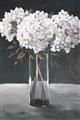 Picture of White Hydrangea jar _GroupedProduct_Rectangle_Portrait_Unframed_Print_Only_