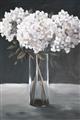 Picture of White Hydrangea jar _GroupedProduct_Rectangle_Portrait_Unframed_Print_Only_