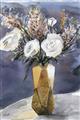 Picture of White Flower In Vase II _GroupedProduct_Rectangle_Portrait_Unframed_Print_Only_