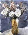 Picture of White Flower In Vase II _GroupedProduct_Rectangle_Portrait_Unframed_Print_Only_