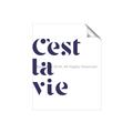 Picture of Cest La Vie II _GroupedProduct_Rectangle_Portrait_Unframed_Print_Only_