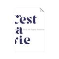 Picture of Cest La Vie II _GroupedProduct_Rectangle_Portrait_Unframed_Print_Only_