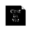 Picture of Cest La Vie IV _GroupedProduct_Square_Unframed_Print_Only_