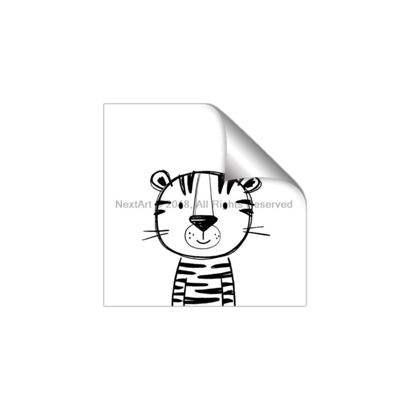 Picture of Sketch Animal  III _GroupedProduct_Square_Unframed_Print_Only_