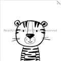 Picture of Sketch Animal  III _GroupedProduct_Square_Unframed_Print_Only_