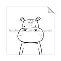 Picture of Sketch Animal  IV _GroupedProduct_Square_Unframed_Print_Only_