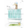 Picture of Shower Time _GroupedProduct_Rectangle_Portrait_Unframed_Print_Only_