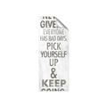 Picture of Never Give Up I _GroupedProduct_Panel_Portrait_Unframed_Print_Only_