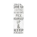 Picture of Never Give Up I _GroupedProduct_Panel_Portrait_Unframed_Print_Only_