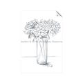 Picture of Drawing Flower VI _GroupedProduct_Rectangle_Portrait_Unframed_Print_Only_