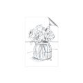 Picture of Drawing Flower V _GroupedProduct_Rectangle_Portrait_Unframed_Print_Only_