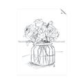 Picture of Drawing Flower V _GroupedProduct_Rectangle_Portrait_Unframed_Print_Only_