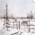 Picture of Animal in winter _GroupedProduct_Square_Unframed_Print_Only_
