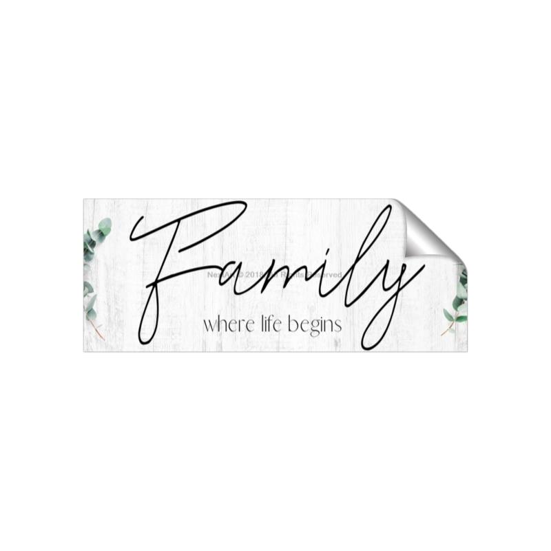 Picture of Family Where Life Begins III _GroupedProduct_Panel_Landscape_Unframed_Print_Only_