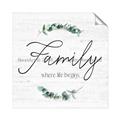 Picture of Family Where Life Begins I _GroupedProduct_Square_Unframed_Print_Only_